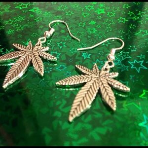Pot Leaf Earrings